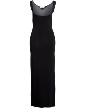 Akep Maxi Dress Viscose, Polyamide - Black