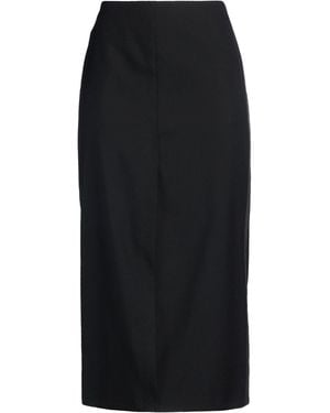 Celine Midi Skirt Wool - Black