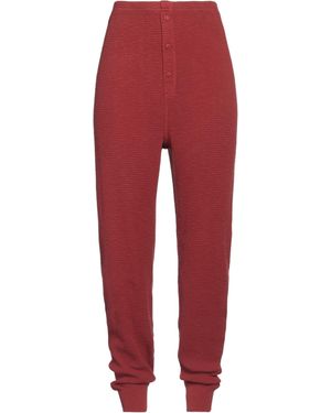 Re/done X Hanes Brick Pants Cotton - Red