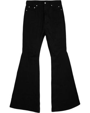 Rick Owens Jeans Cotton - Black