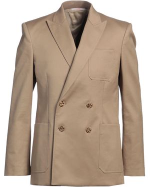 Valentino Garavani Camel Blazer Cotton - Natural