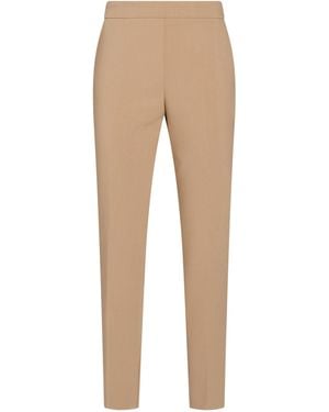 Nenette Trousers Polyester, Viscose, Elastane - Natural