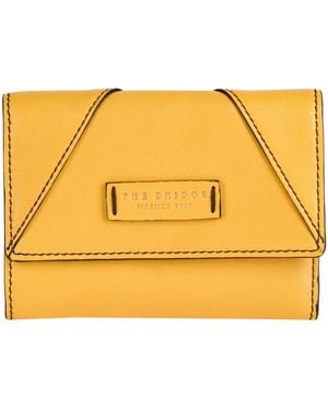 The Bridge Wallet Leather - Yellow