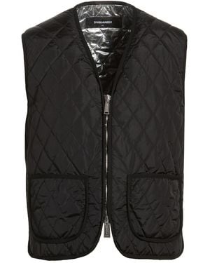 DSquared² Vest Polyamide - Black