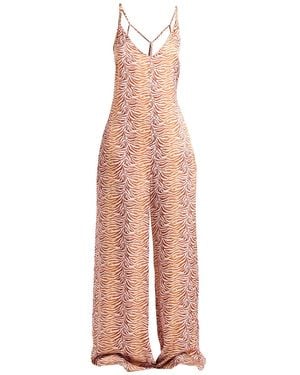 forte_forte Light Jumpsuit Silk, Viscose - Pink