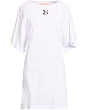 Suns Boards Mini Dress Cotton - White