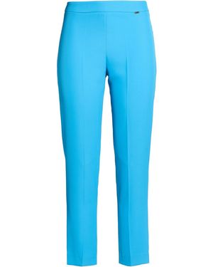 NUALY Pants Polyester, Elastane - Blue