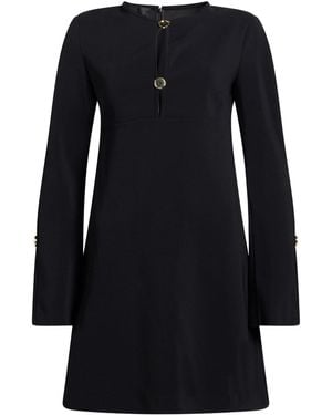 Pinko Mini Dress Polyester, Elastane - Black