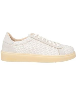 Eleventy Trainers Textile Fibres, Leather - Natural