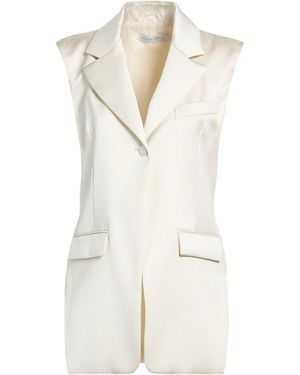 Patrizia Pepe Ivory Blazer Polyester - White