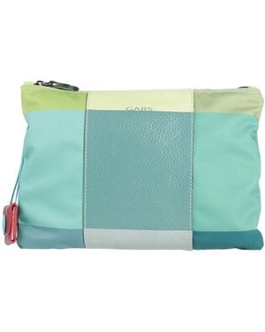 Gabs Clutch Polyamide, Calfskin - Green