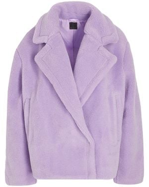 8 by YOOX Teddy Coat - Purple