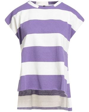 Manila Grace Sweatshirt Cotton, Polyester - Purple