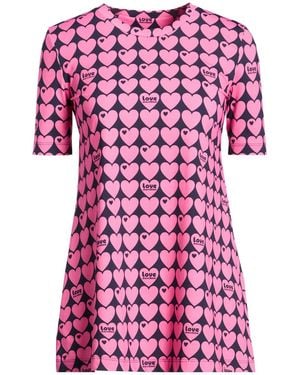 Love Moschino T-Shirt Polyamide, Elastane - Pink