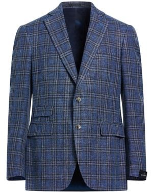 SCABAL® Blazer Linen, Wool, Cotton - Blue