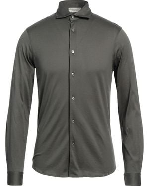 FILIPPO DE LAURENTIIS Military Shirt Cotton - Grey