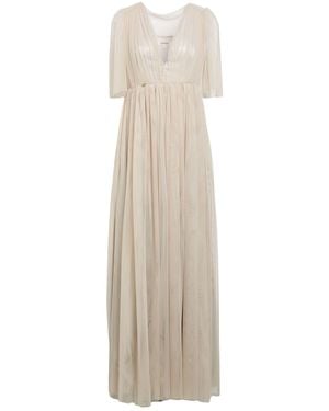 Kontatto Maxi Dress Polyester - White