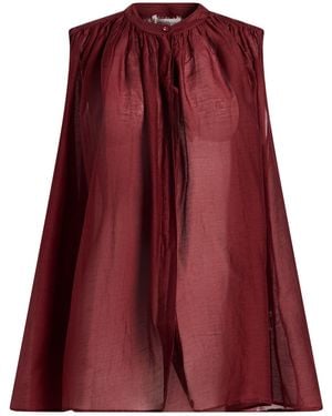 Ottod'Ame Burgundy Shirt Cotton, Silk - Red