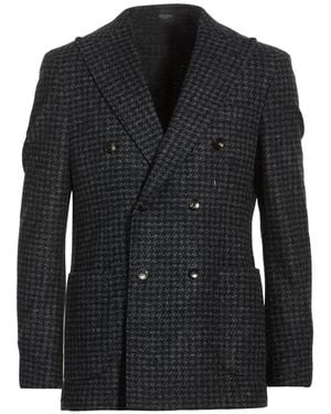 BRERAS Milano Midnight Coat Acrylic, Virgin Wool, Polyester - Black