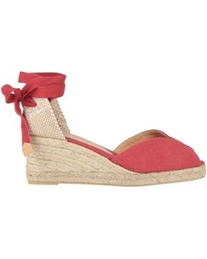 Castañer Espadrilles Textile Fibers - Red