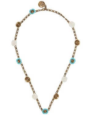 Etro Platinum Necklace Brass - Metallic