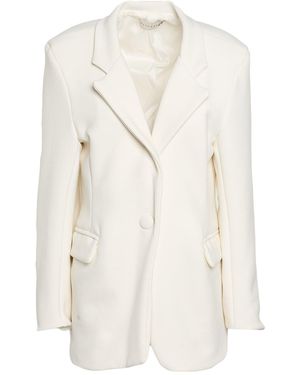 Haveone Ivory Blazer Polyester, Viscose, Elastane - White