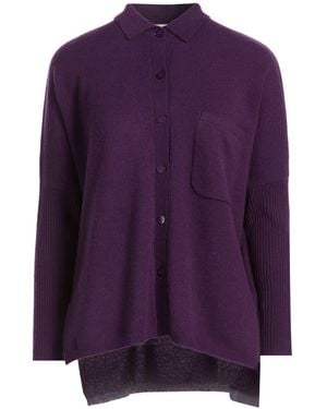 Not Shy Cardigan - Purple