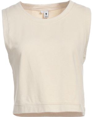 European Culture Top Cotton, Bamboo, Milk Protein Fiber, Elastane - Natural