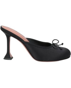 AMINA MUADDI Mules & Clogs Textile Fibers - Black