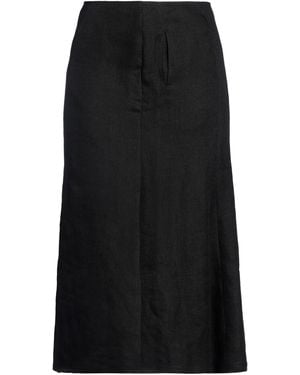 Yohji Yamamoto Midi Skirts - Black