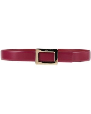 Roger Vivier Belt Leather - Red