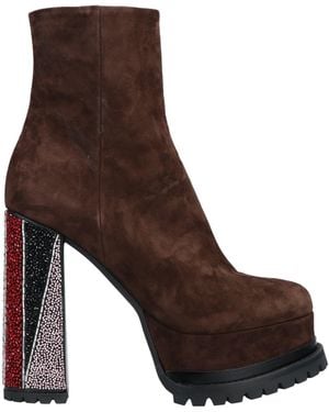 HAUS OF HONEY Ankle Boots - Brown
