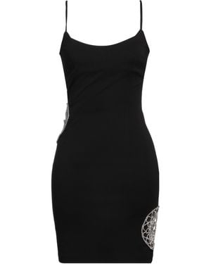 Gaelle Paris Mini Dress Viscose, Polyamide, Elastane - Black