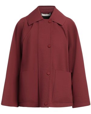 Liviana Conti Chocolate Jacket Viscose, Polyamide, Elastane, Polyester - Red