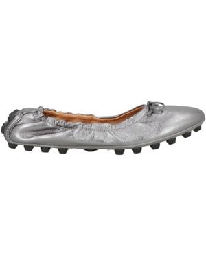 Tod's Ballet Flats Leather - Grey
