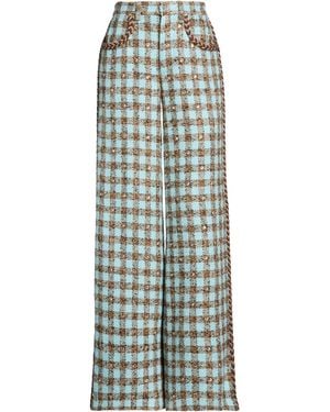 GIUSEPPE DI MORABITO Sky Pants Polyester, Wool - Blue