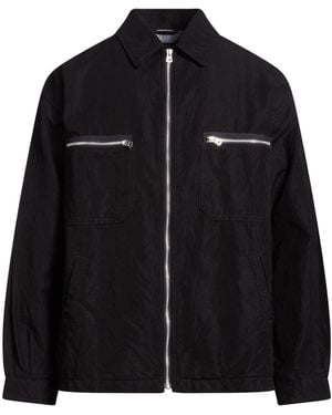 Comme des Garçons Homme Jacket Cotton, Linen - Black