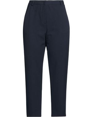 Blugirl Blumarine Trousers Polyester, Viscose, Elastane - Blue
