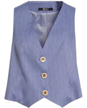 Siste's Tailored Vest Polyester, Elastane, Viscose - Blue