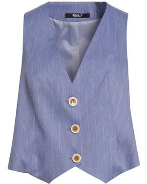 Siste's Tailored Vest Polyester, Elastane, Viscose - Blue