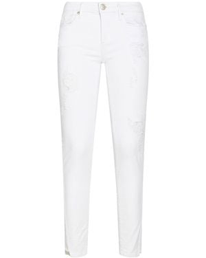 TRUE RELIGION Jeans Cotton, Viscose, Polyester, Elastane - White