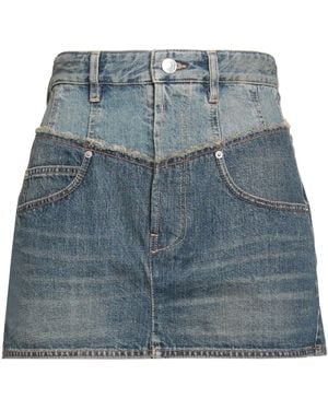 Isabel Marant Denim Skirt Polyester, Cotton - Blue