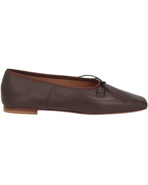 Mansur Gavriel Ballet Flats Leather - Brown