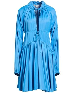 Philosophy Di Lorenzo Serafini Mini Dress Viscose - Blue