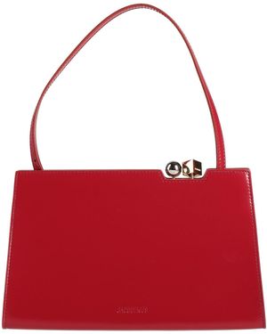 Jacquemus Clutch Calfskin - Red