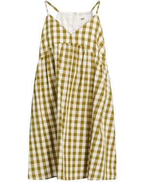 SOLOTRE Mini Dress Cotton, Viscose - Metallic