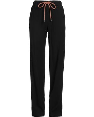 Alysi Crème Pants Viscose, Cotton, Elastane - Black