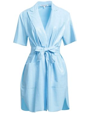 La Fille Des Fleurs Overcoat & Trench Coat - Blue