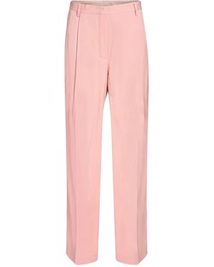 Dries Van Noten Trousers Wool - Pink