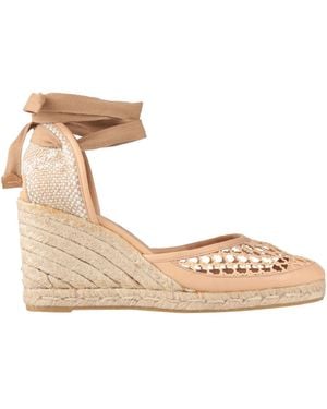 Castañer Espadrilles Soft Leather, Textile Fibers - Natural